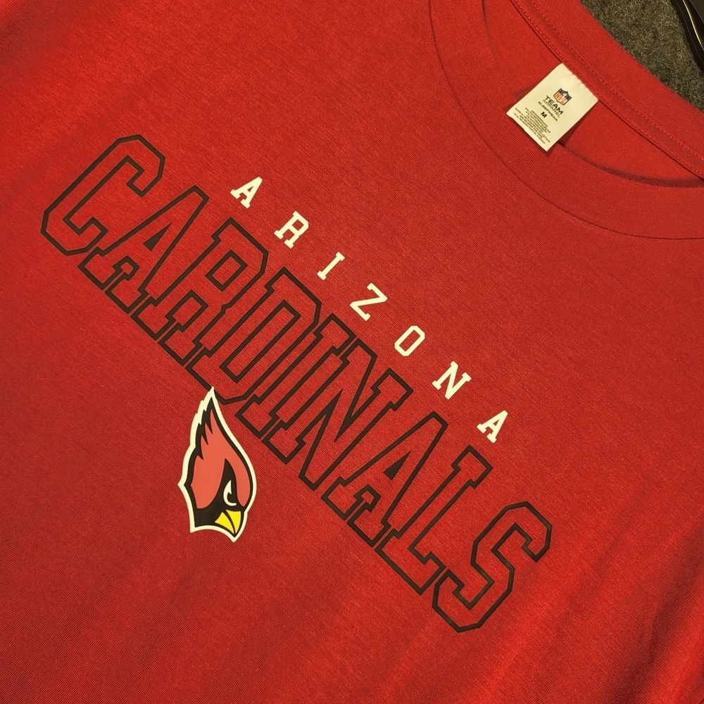 Arizona Cardinals T-Shirt Sleepwear Men's M Soft Red Maroon NFL Team Apparel